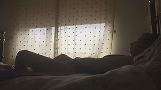 Real wife masturbates to orgasm