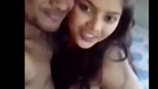 Superhot wife Jyotsana Pandey kissing and sucking her boyfriend in her home