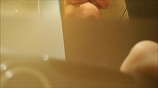 BBW wife in shower