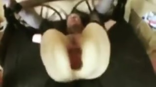 MATURE WIFE GETS BOTH HOLES STUFFED BDSM BONDAGE